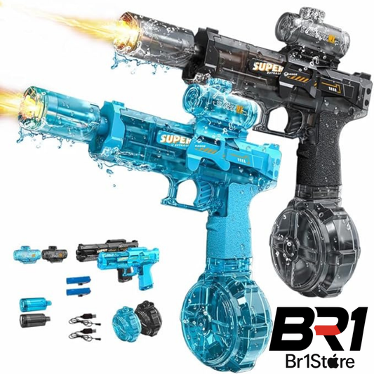 HYDROGLOCK - Pistola de Agua Automática con Mira y Luces