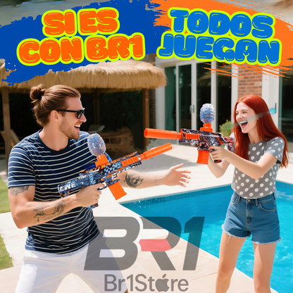 HYDROBLAST™ Duo Pack – 2 Pistolas de Hidrogel Automáticas + 60.000 Municiones